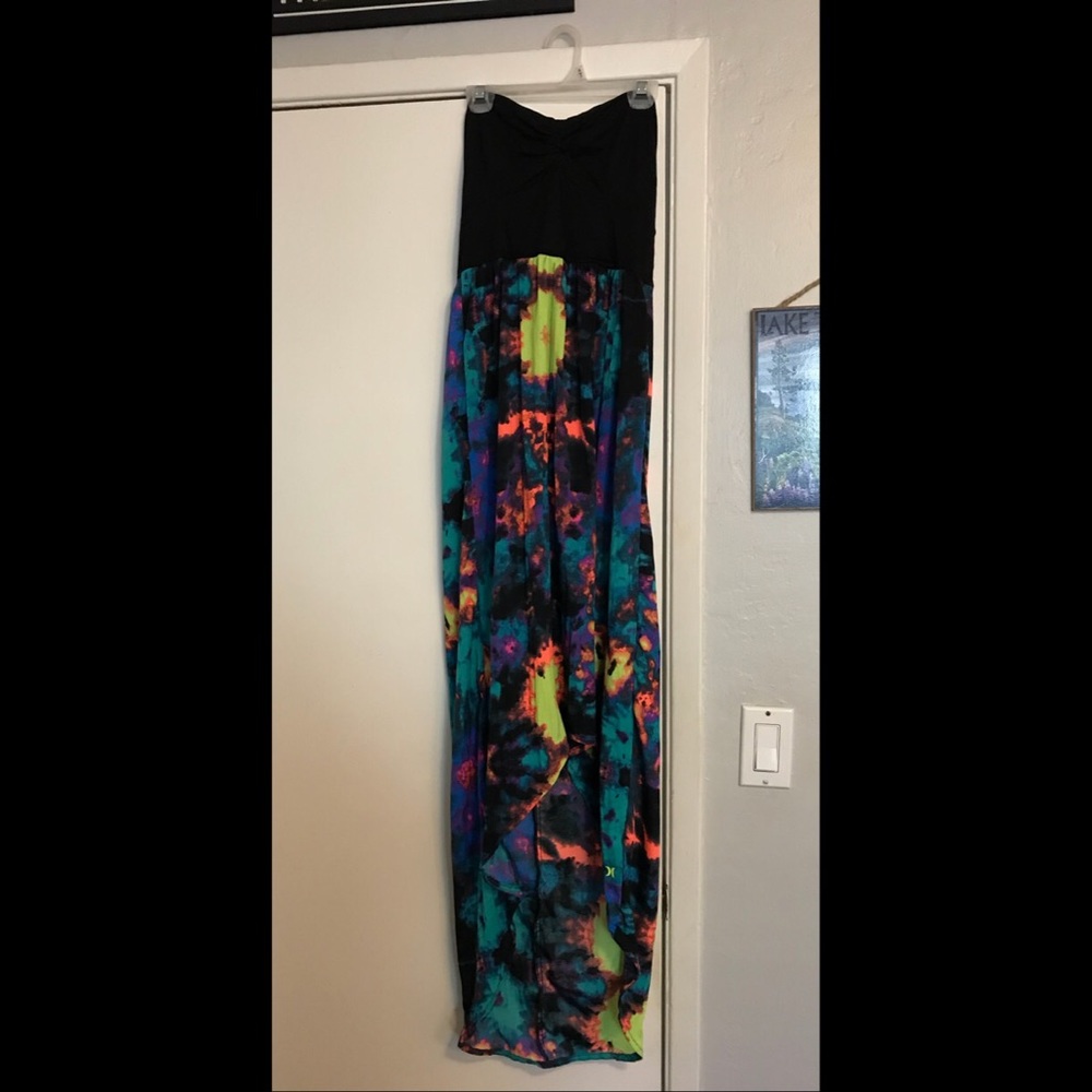 Hurley Sheila Strapless Neon Dress - Picture 6 of 7
